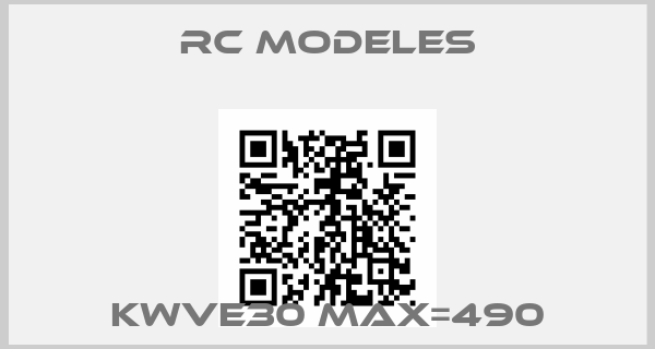 RC MODELES-KWVE30 MAX=490