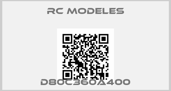 RC MODELES-D80C360A400