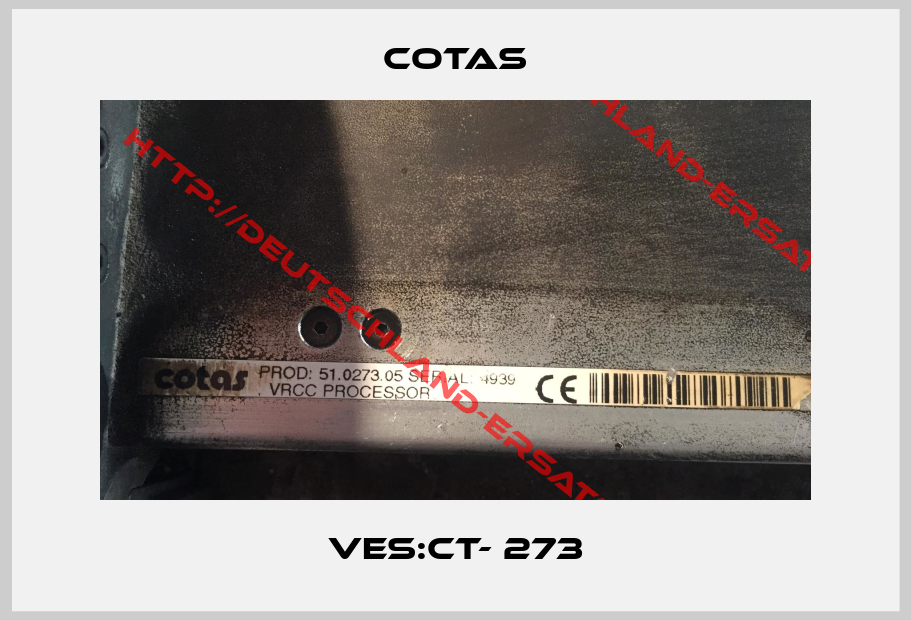 COTAS-VES:CT- 273