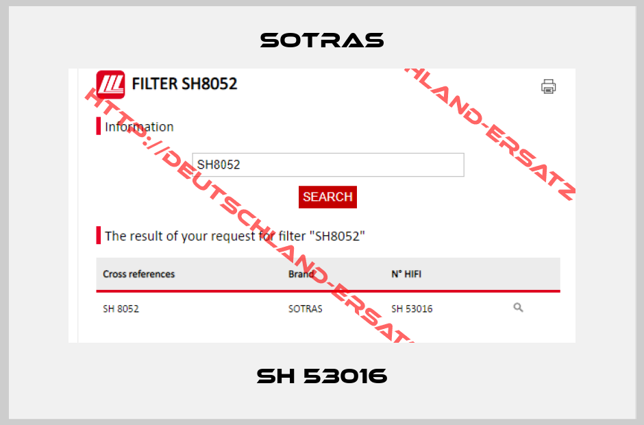SOTRAS-SH 53016