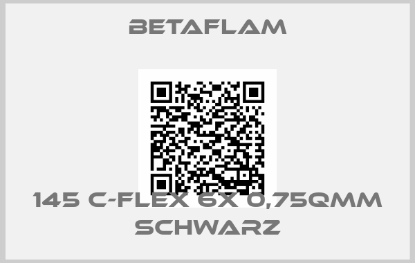 BETAFLAM-145 C-FLEX 6x 0,75qmm schwarz