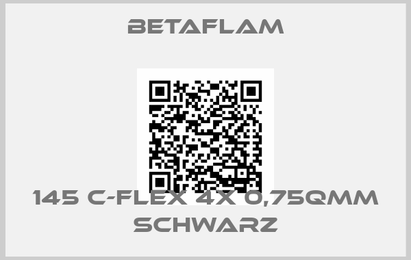 BETAFLAM-145 C-FLEX 4x 0,75qmm schwarz