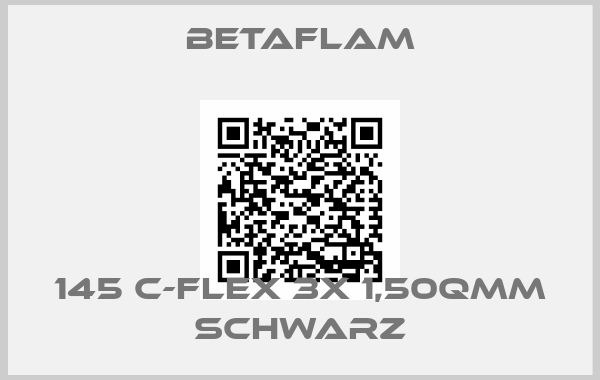 BETAFLAM-145 C-FLEX 3x 1,50qmm schwarz
