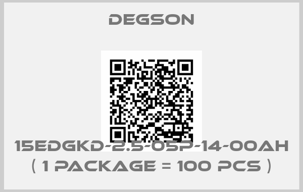 Degson-15EDGKD-2.5-05P-14-00AH ( 1 package = 100 pcs )