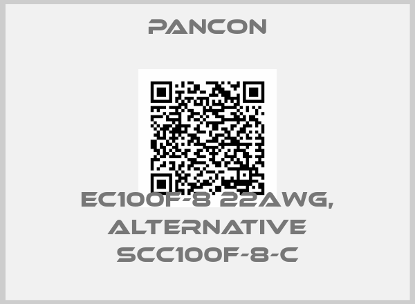 Pancon-EC100F-8 22AWG, alternative SCC100F-8-C