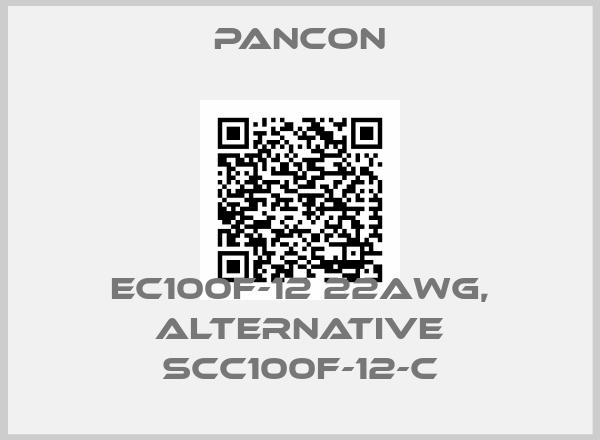 Pancon-EC100F-12 22AWG, alternative SCC100F-12-C