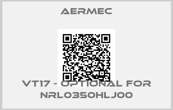 AERMEC-VT17 - optional for NRL0350HLJ00