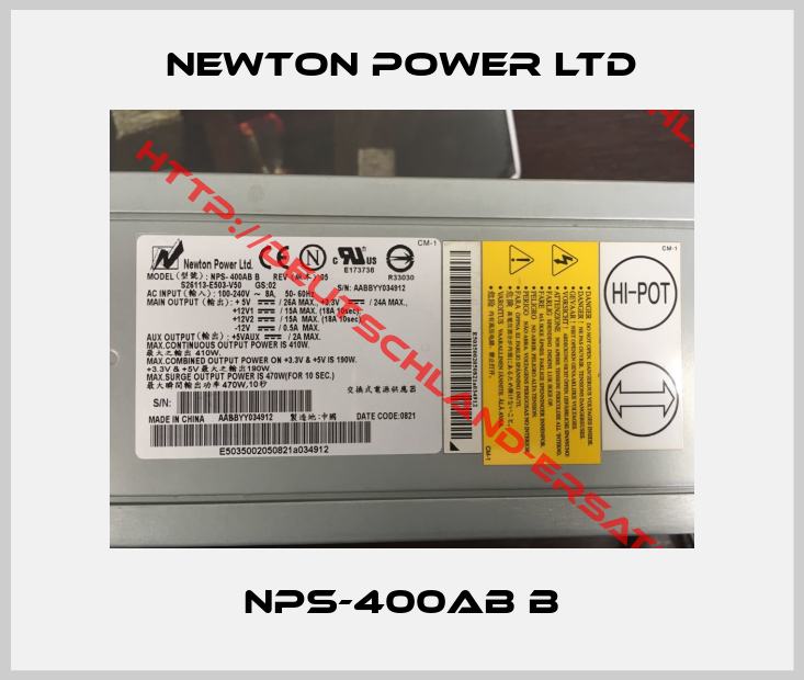 NEWTON POWER LTD-NPS-400AB B