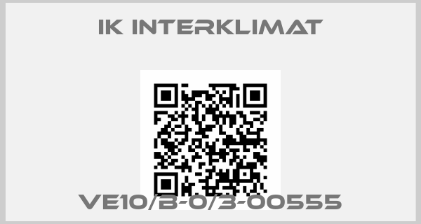 IK Interklimat-VE10/B-0/3-00555