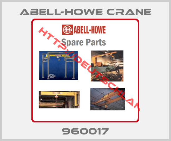 ABELL-HOWE CRANE-960017