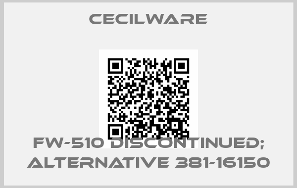 Cecilware-FW-510 discontinued; alternative 381-16150