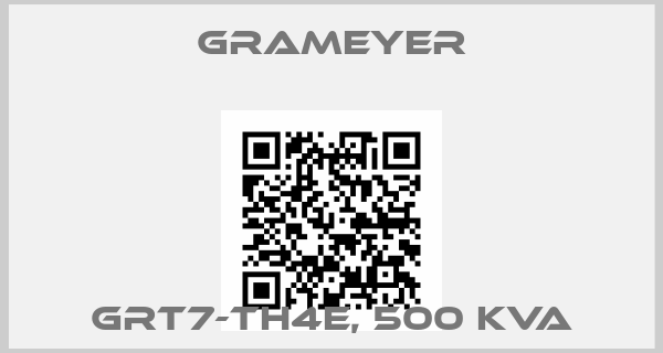Grameyer-GRT7-TH4E, 500 kva