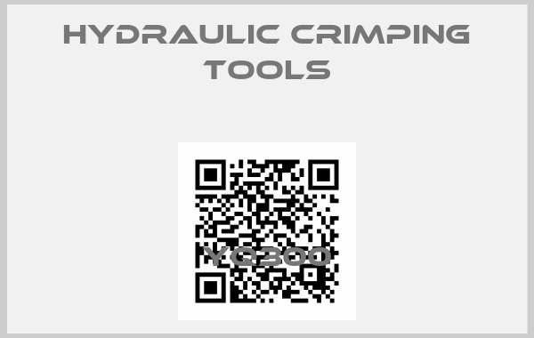 Hydraulic Crimping Tools-YQ300