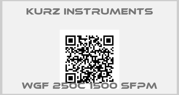 Kurz Instruments-WGF 250C 1500 SFPM