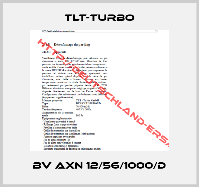 TLT-Turbo-BV AXN 12/56/1000/D