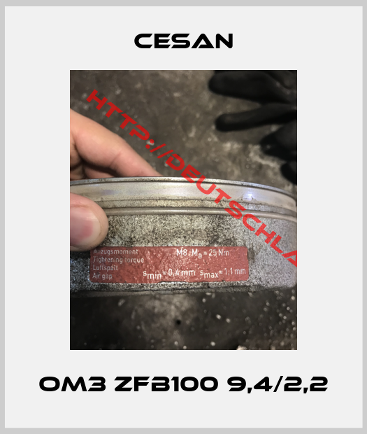 Cesan-om3 zfb100 9,4/2,2