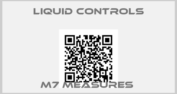 Liquid Controls-M7 measures 