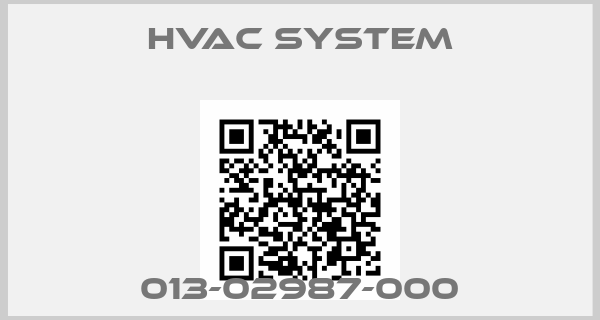 HVAC SYSTEM-013-02987-000