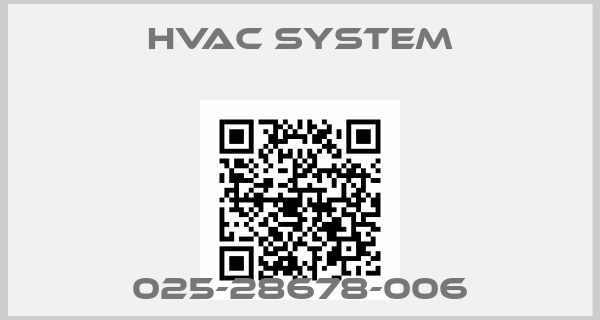 HVAC SYSTEM-025-28678-006