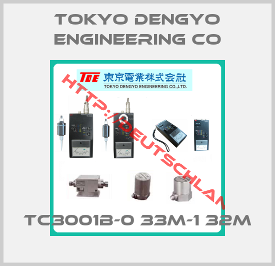 tokyo dengyo engineering co-TC3001B-0 33M-1 32M