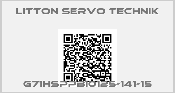 LITTON SERVO TECHNIK-G71HSPPBI0125-141-15