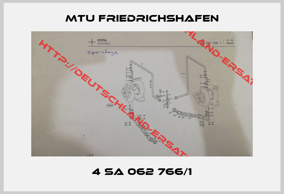 MTU FRIEDRICHSHAFEN-4 SA 062 766/1