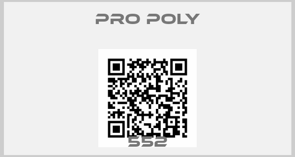 Pro Poly-552