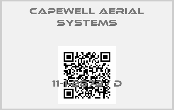 Capewell Aerial Systems-11-1-2872 / D