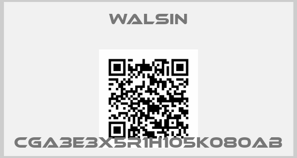 WALSIN-CGA3E3X5R1H105K080AB