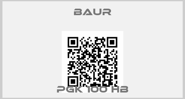 Baur-PGK 100 HB