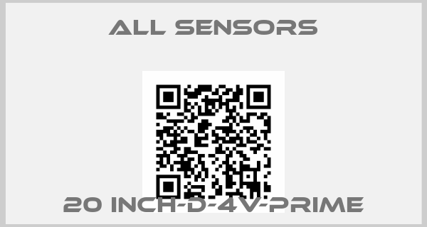 All Sensors-20 INCH-D-4V-PRIME
