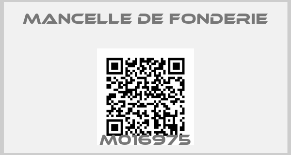 MANCELLE DE FONDERIE-M016975