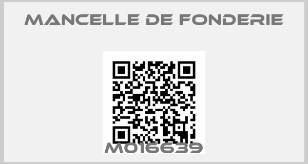 MANCELLE DE FONDERIE-M016639