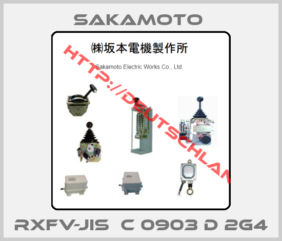 Sakamoto -RXFV-JIS  C 0903 D 2G4