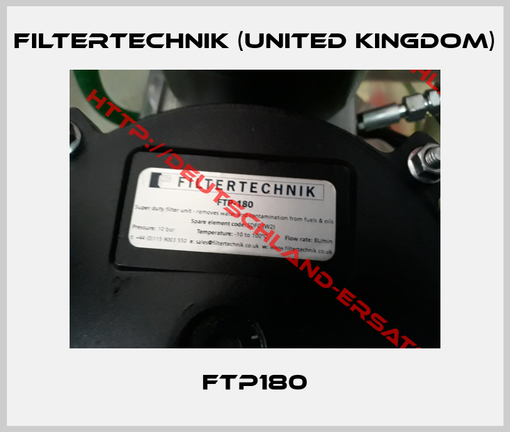 Filtertechnik (United Kingdom)-FTP180