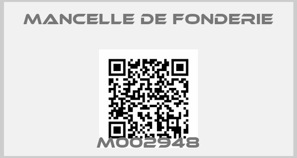 MANCELLE DE FONDERIE-M002948