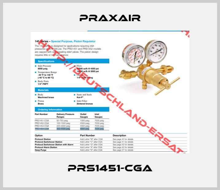 Praxair-PRS1451-CGA