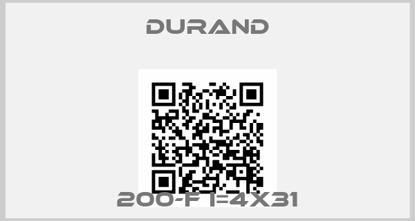 DURAND-200-F I=4X31