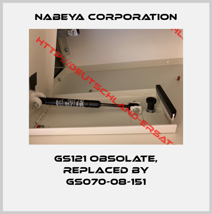 Nabeya Corporation-GS121 obsolate, replaced by GS070-08-151