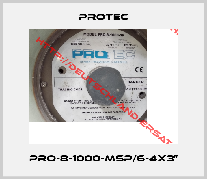 PROTEC-PRO-8-1000-MSP/6-4x3”