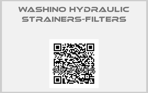 Washino Hydraulic Strainers-Filters-SC3-075