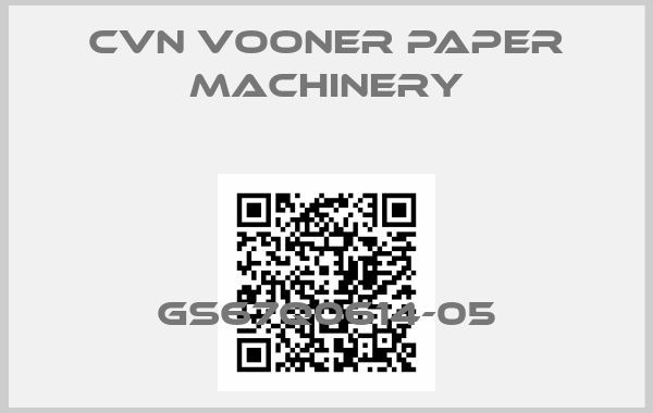 Cvn Vooner Paper Machinery-GS67Q0614-05