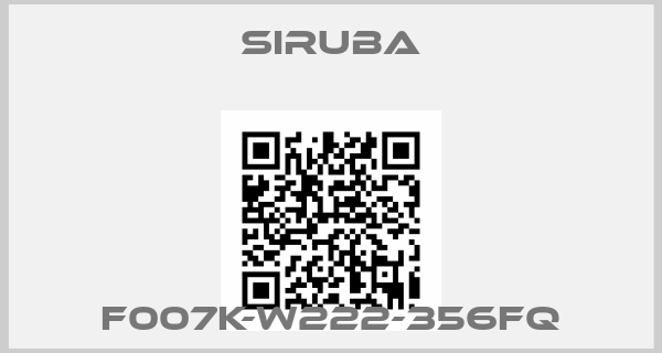 SIRUBA-F007K-W222-356FQ