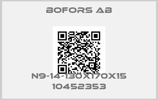 BOFORS AB-N9-14-130X170X15 10452353