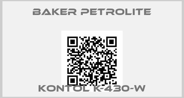 Baker Petrolite-KONTOL K-430-W
