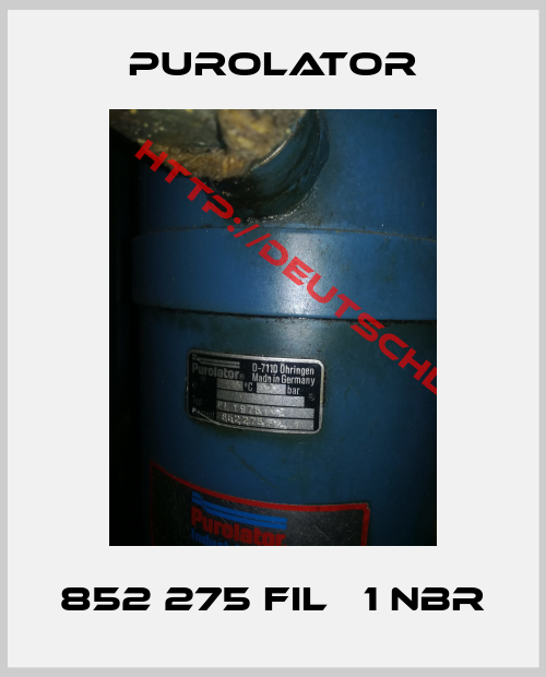 PUROLATOR-852 275 FIL   1 NBR