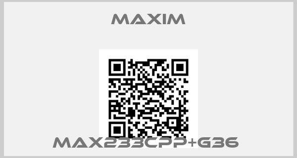 Maxim-MAX233CPP+G36 