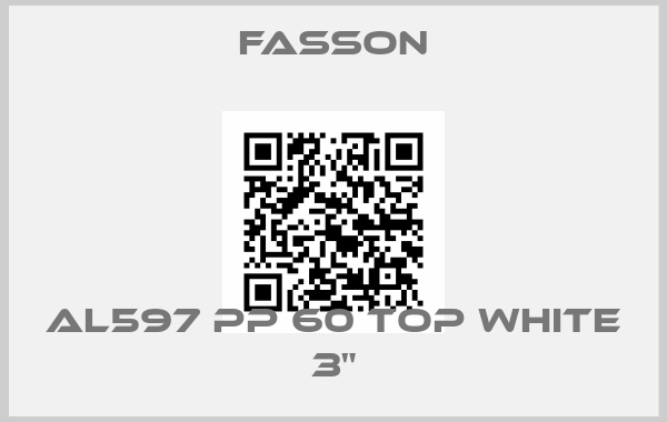 Fasson-AL597 PP 60 Top White 3"