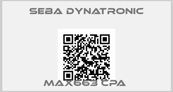 Seba Dynatronic-MAX663 CPA 