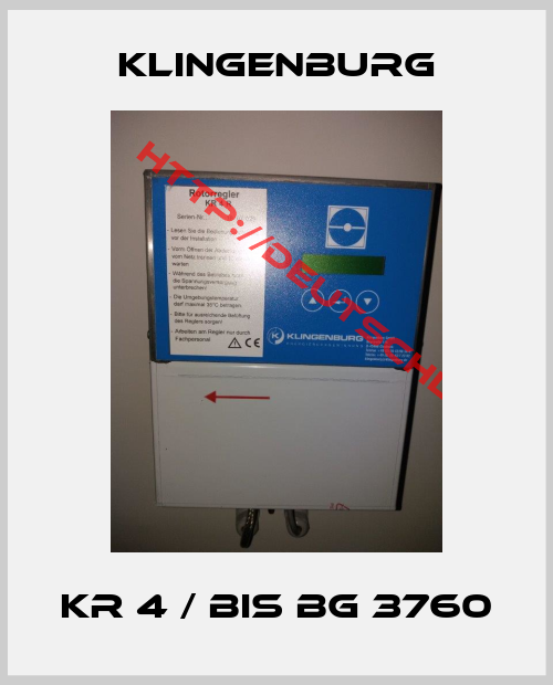 Klingenburg-KR 4 / bis BG 3760